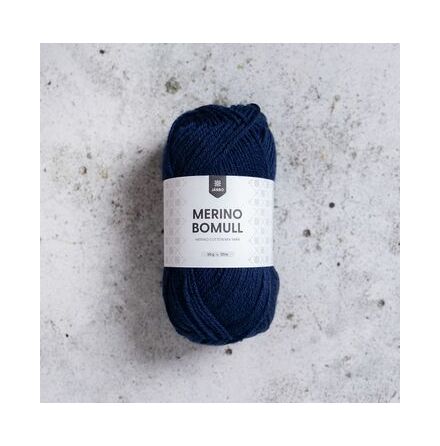 Merino Bomull Blue depths