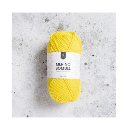 Merino Bomull Blazing yellow