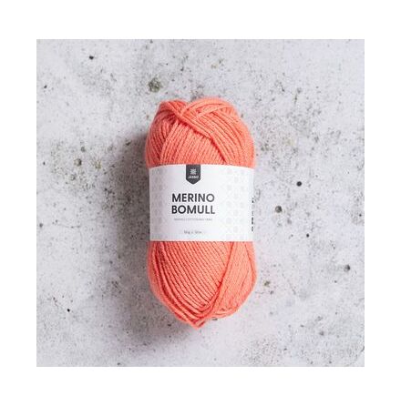 Merino Bomull Fusion Coral