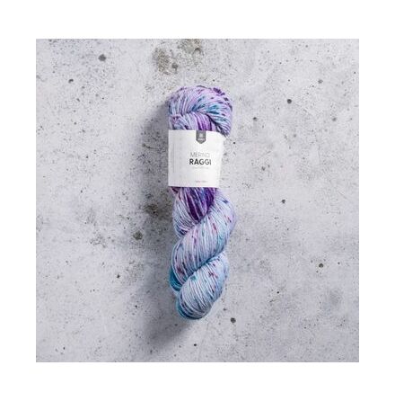 Merino Raggi 100g Lilac &amp; dark mint