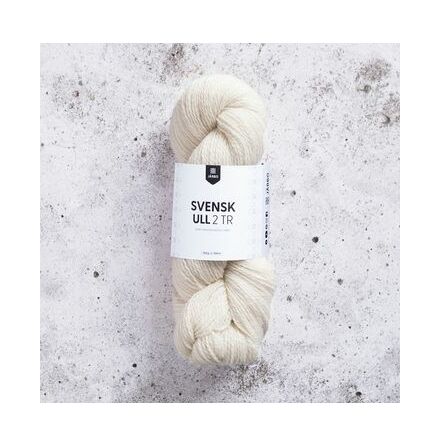 Svensk Ull 2tr 100g Natural White
