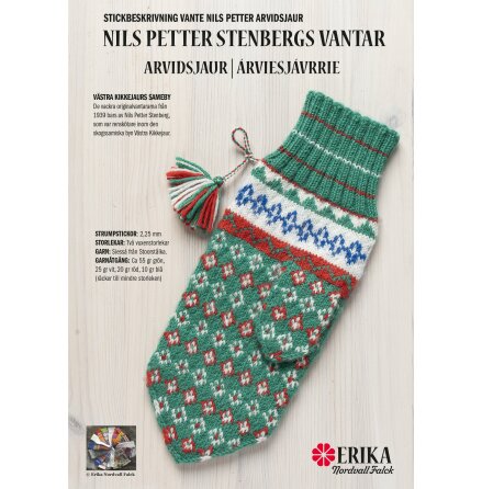  Stickbeskrivning vante Nils Petter Arvidsjaur