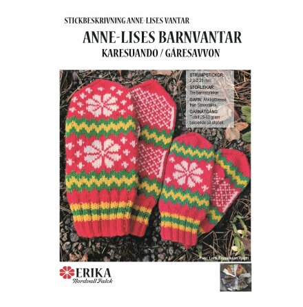 Stickbeskrivning barnvante Anne-Lises Karesuando