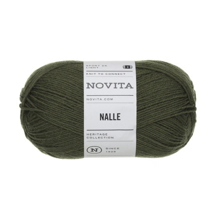 Nalle 100g naturgr�n fr�n Novita