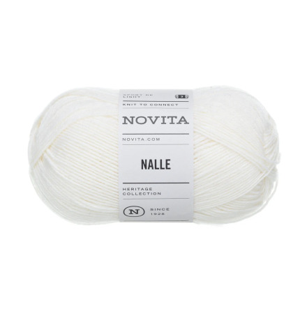 Nalle 100g vit fr�n Novita 