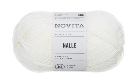 Nalle 100g vit fr�n Novita 