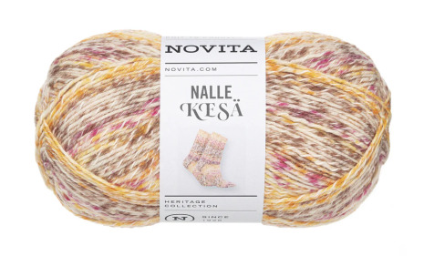 Nalle sommar 100g blomsterrabatt fr�n Novita 