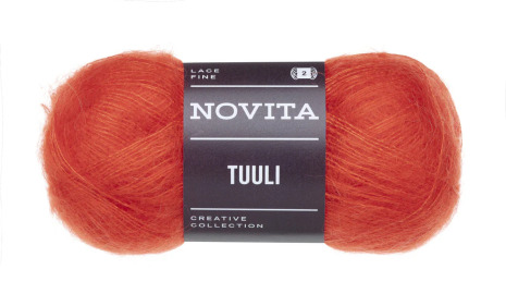 Tuuli mohair 25g vattenmelon fr�n Novita 