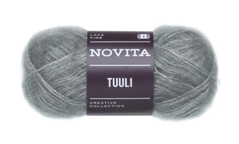 Tuuli mohair 25g silver fr�n Novita 
