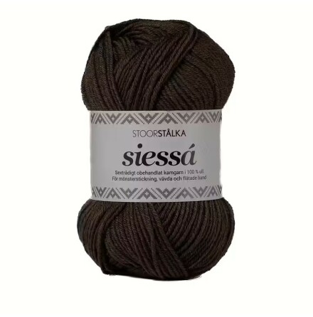 Siessa kaffebrun 50g fr�n Stoorst�lka