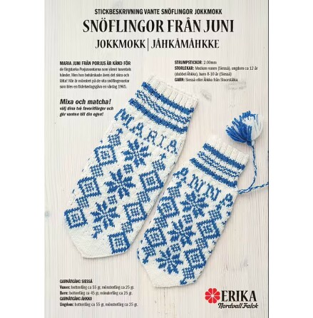 Stickbeskrivning Sn�flinga fr�n juni