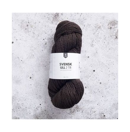 Svensk ull 2 tr 100g Ashen brown fr�n J�rbo