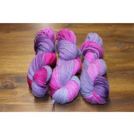 Handf�rgat 3-tr ullgarn raggsockor 100g 80-tals punk