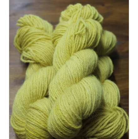 Handf�rgat 3-tr ullgarn raggsockor 100g Blekinge gul